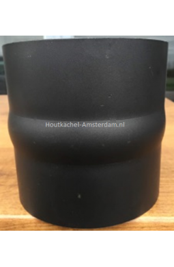 Dikwandige kachelpijp, tweezijdig verjongd 15 cm lengte, Ø 180 mm